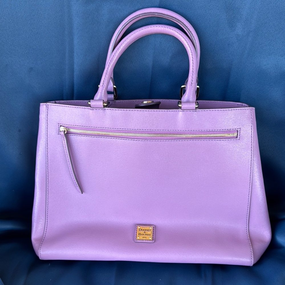 Dooney & Bourke Purple Satchel